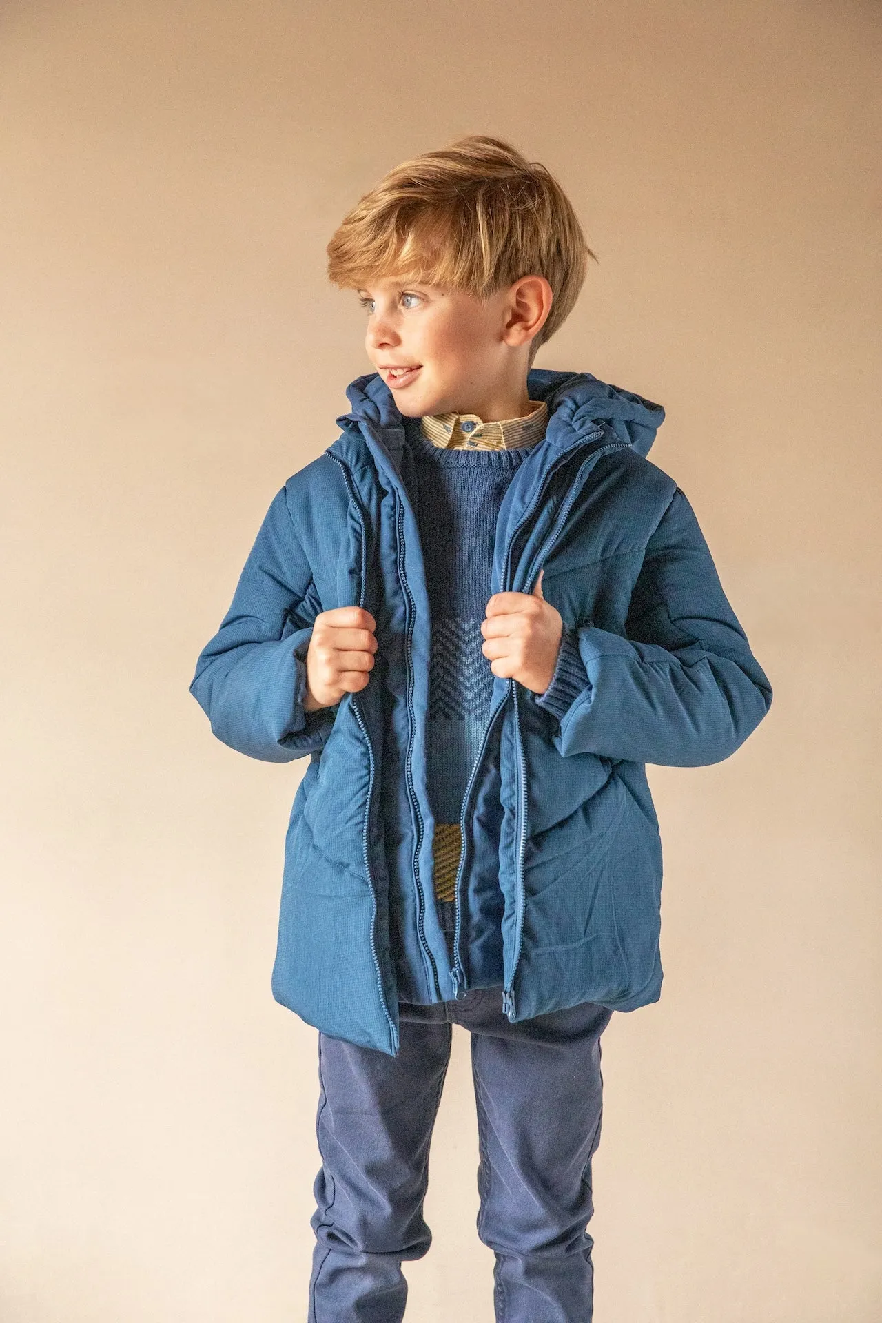NAVY BLUE PARKA
