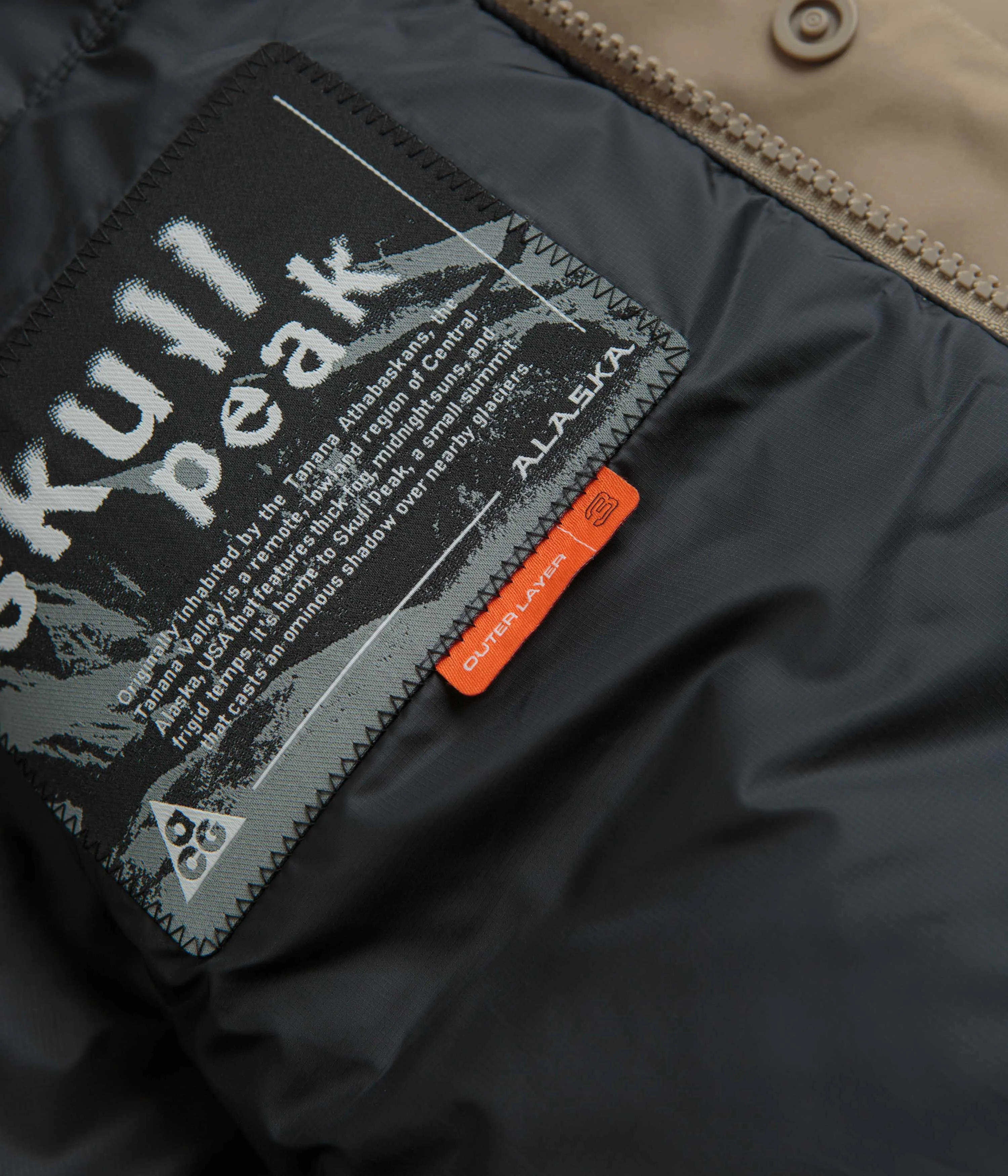 Nike ACG Skull Peak Jacket - Khaki / Anthracite / Black / Summit White