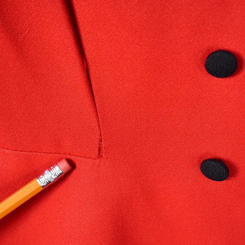 NWT 90s does 1940s Vintage Red Skirt Suit