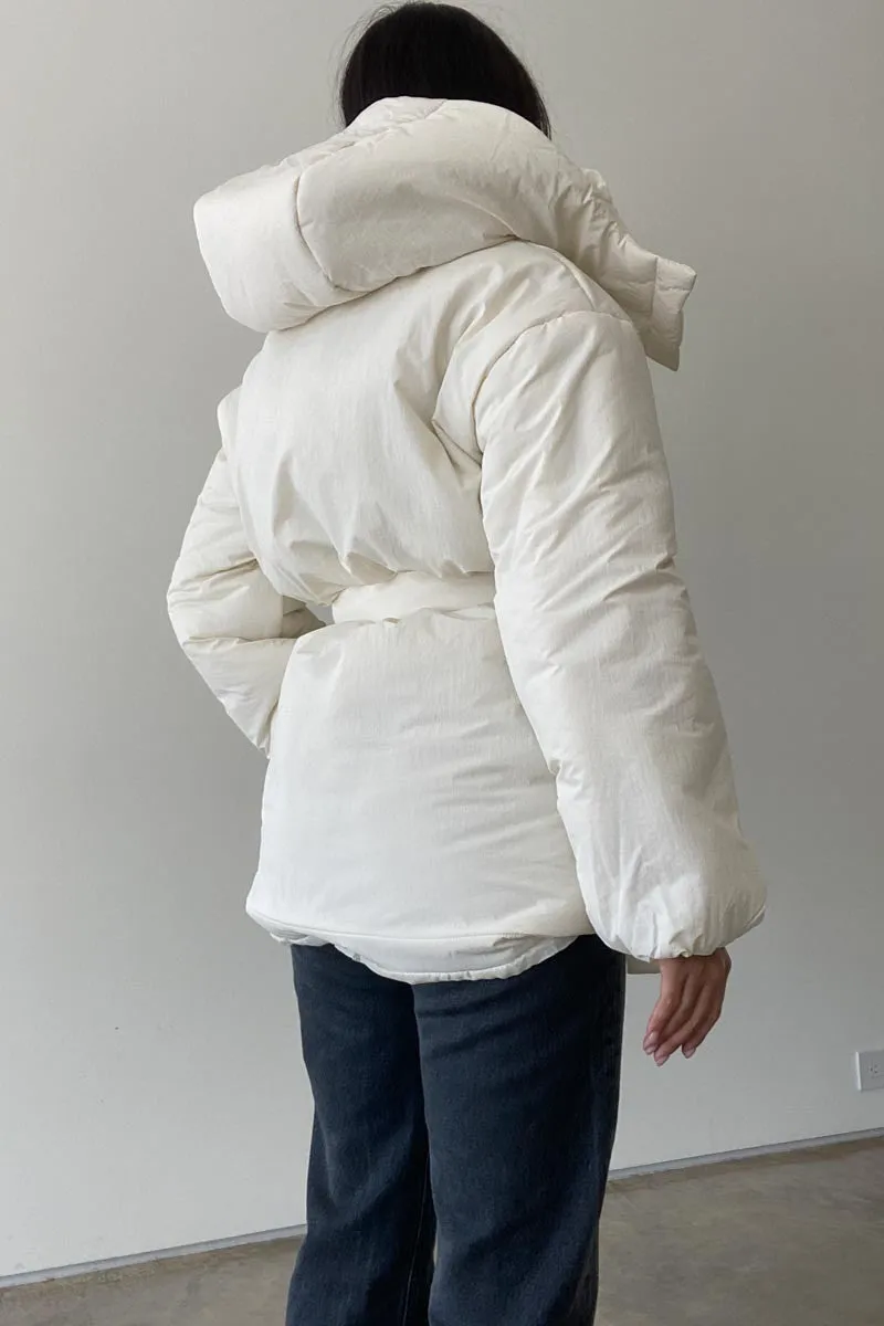 NYLON OVERSIZED PADDED JACKET