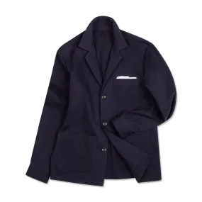 Painters Jacket in Navy Cotton Drill