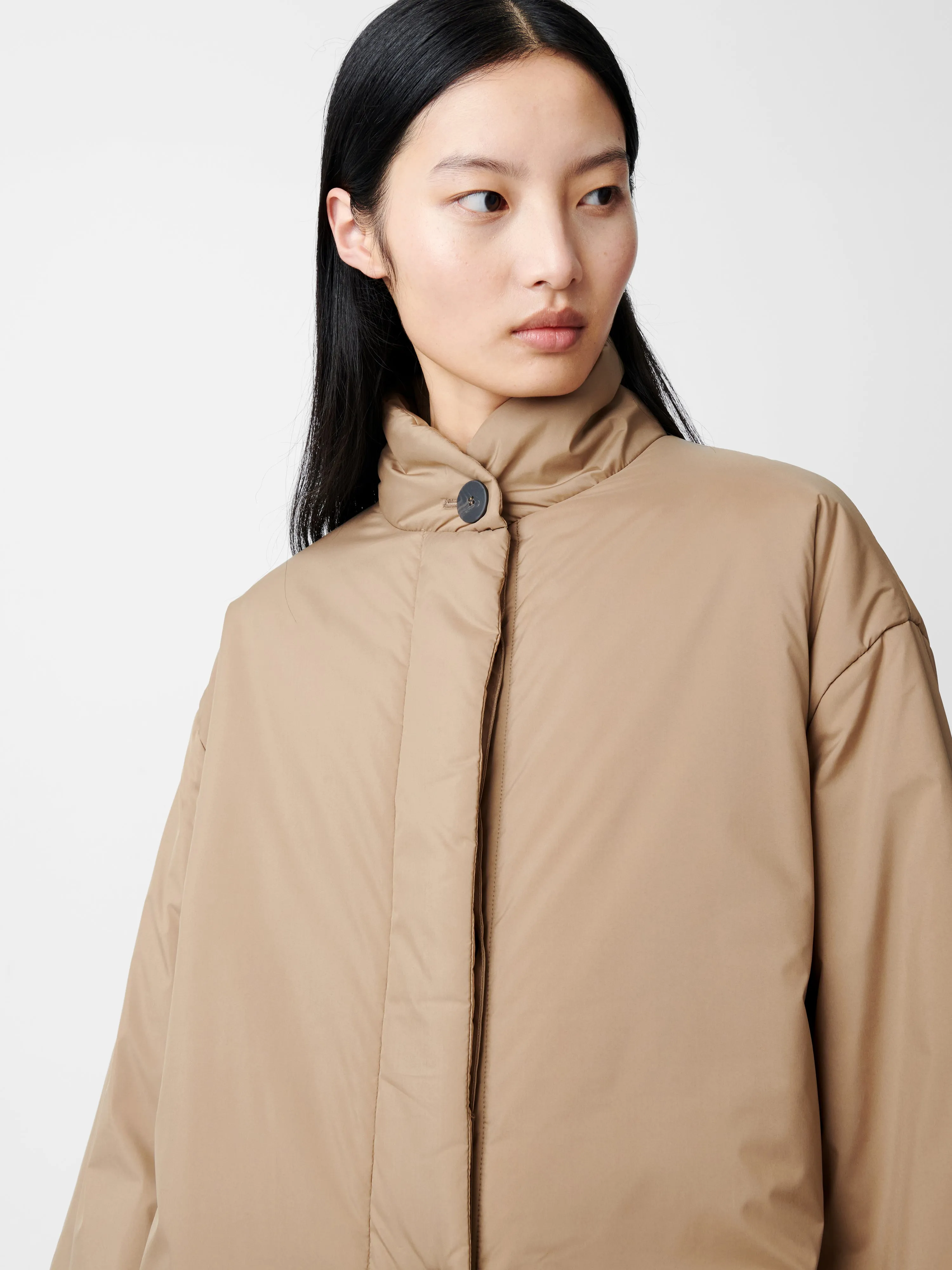 Pallan Down Coat in Beige