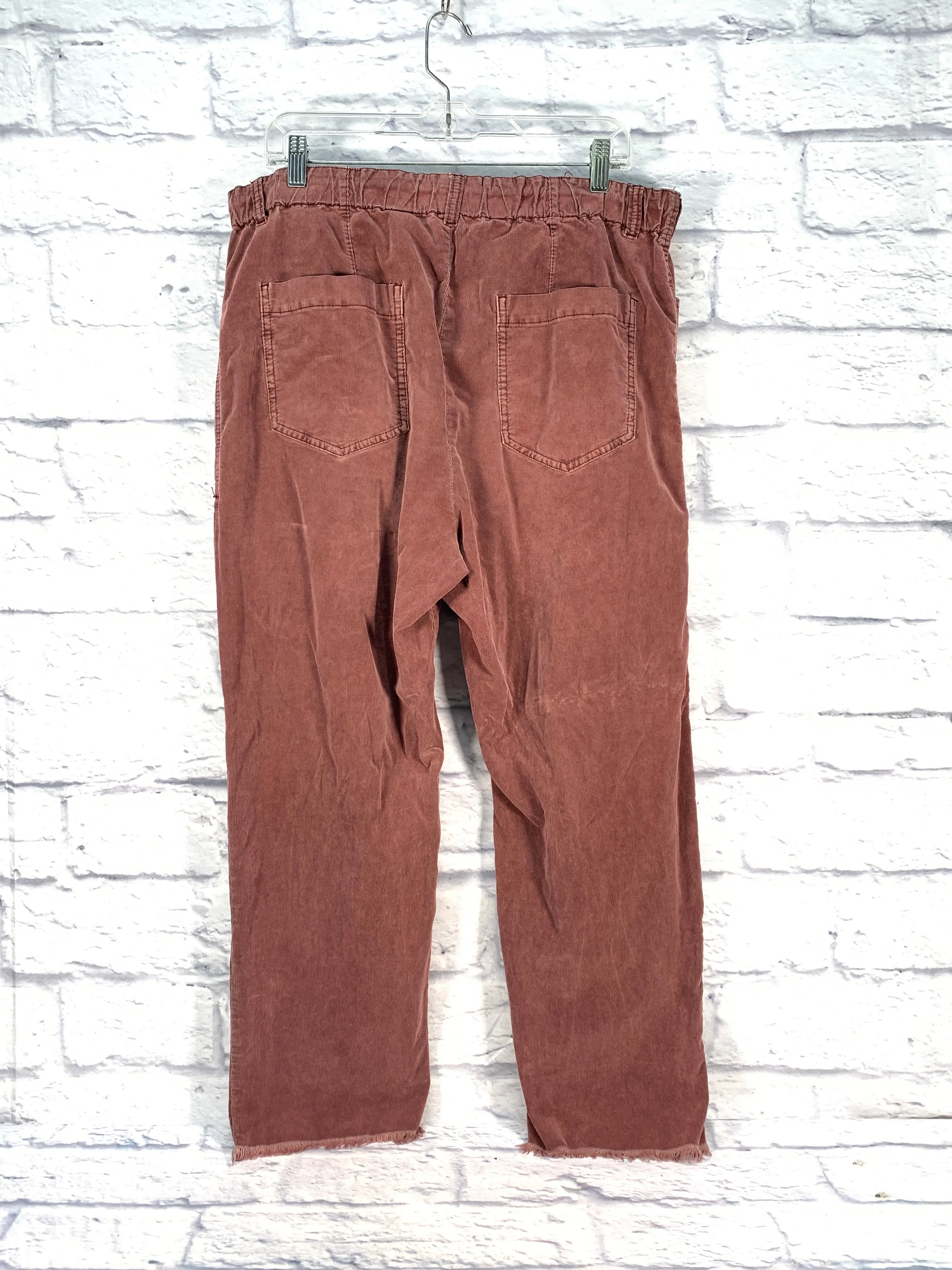 Pants Corduroy By Free People In Maroon, Size: 12