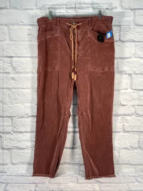 Pants Corduroy By Free People In Maroon, Size: 12