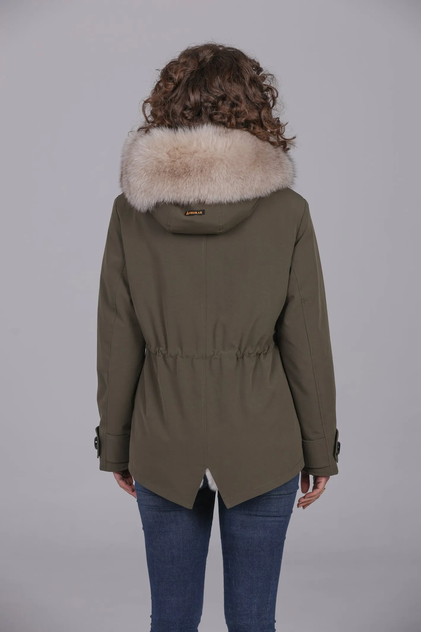 Parka short Urban fox beige