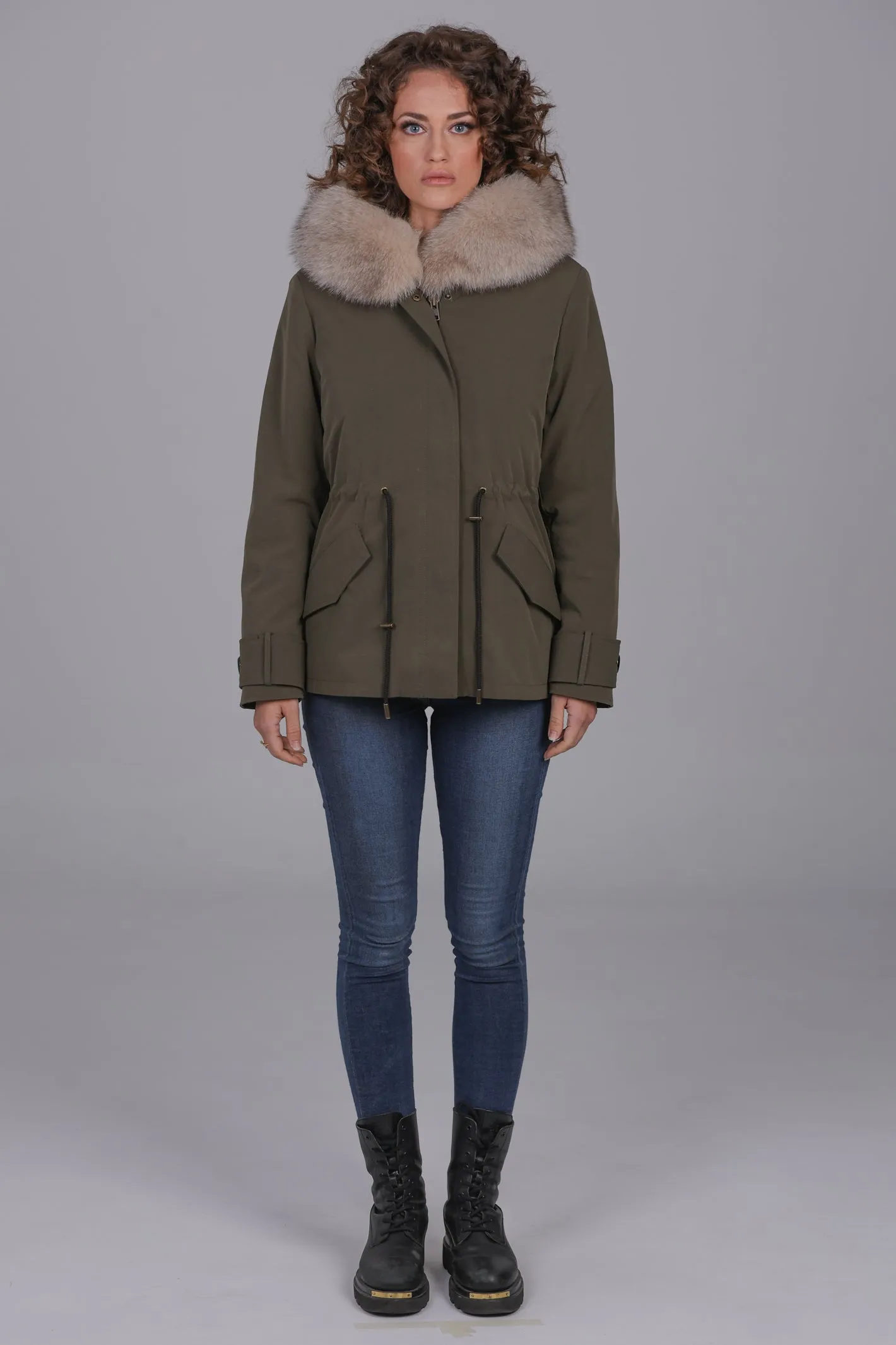 Parka short Urban fox beige