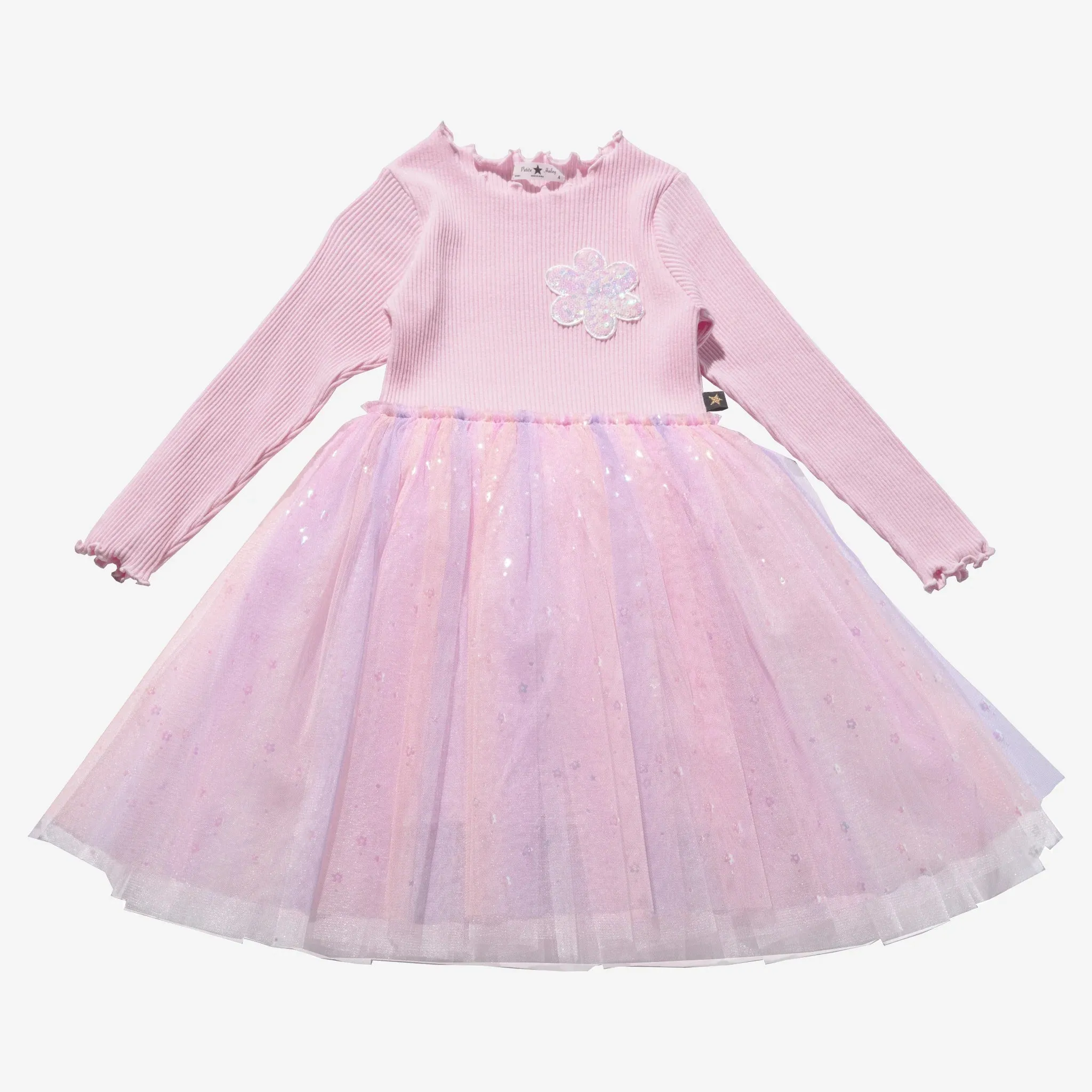 Petite Hailey DAISY OMBRE TUTU DRESS - Pink