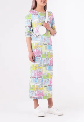 Pink Panther Comics Printed Dress
