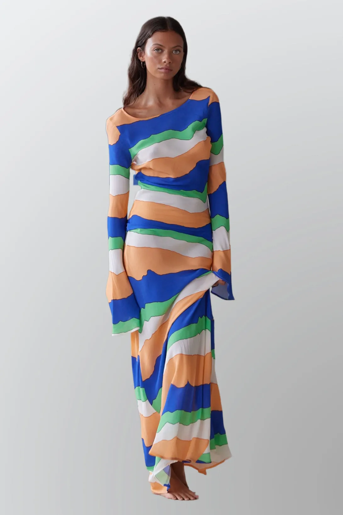 PIPPA THE LABEL Womens Wini Dress - Blue Ziggy