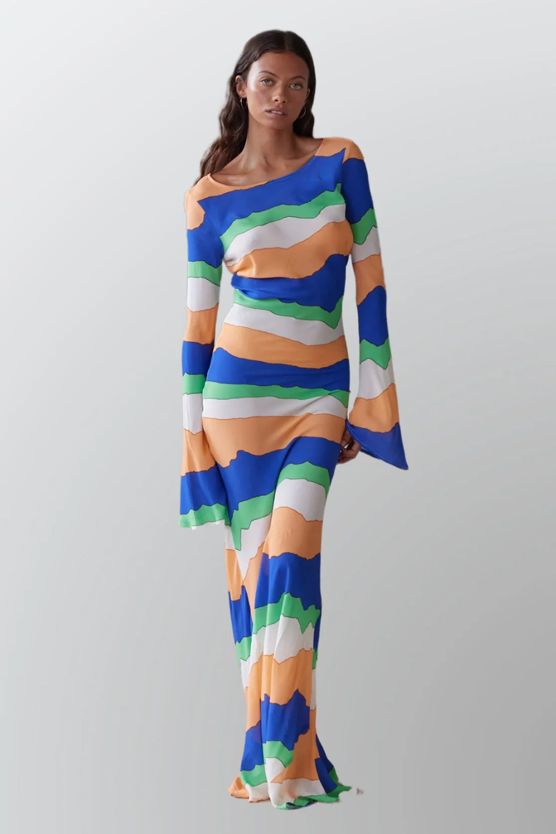 PIPPA THE LABEL Womens Wini Dress - Blue Ziggy