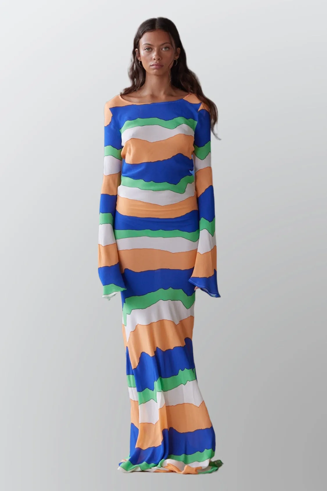 PIPPA THE LABEL Womens Wini Dress - Blue Ziggy