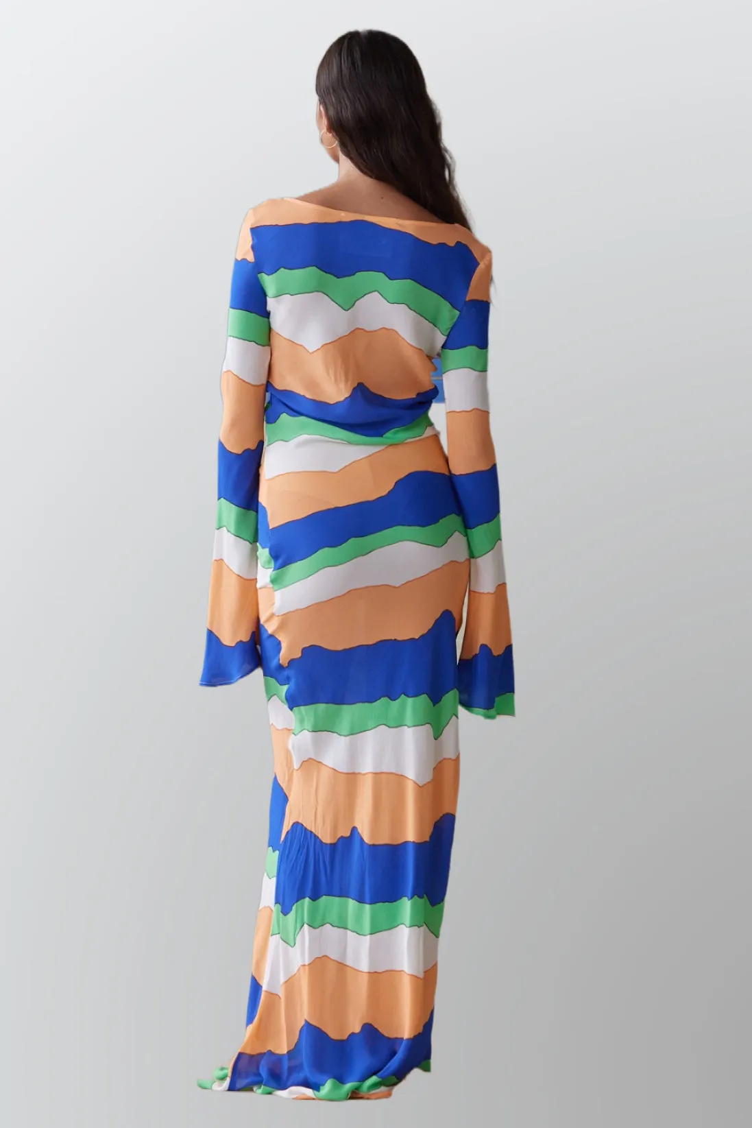 PIPPA THE LABEL Womens Wini Dress - Blue Ziggy