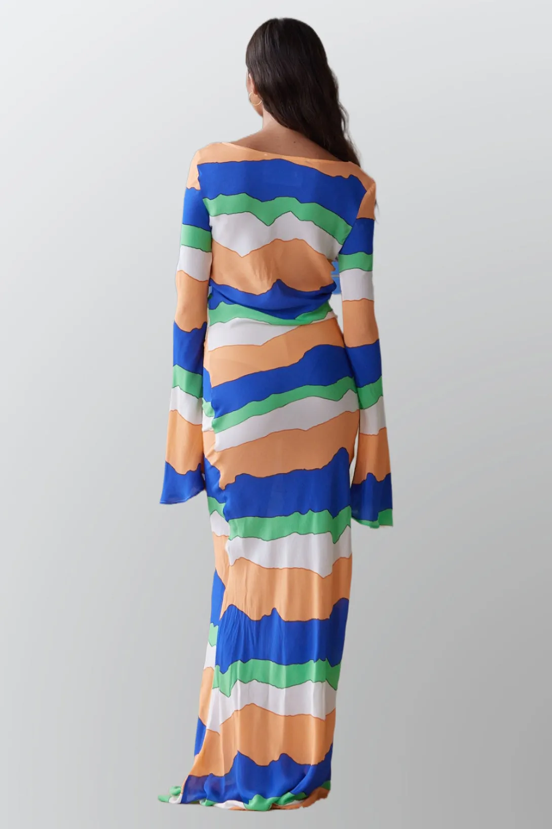 PIPPA THE LABEL Womens Wini Dress - Blue Ziggy