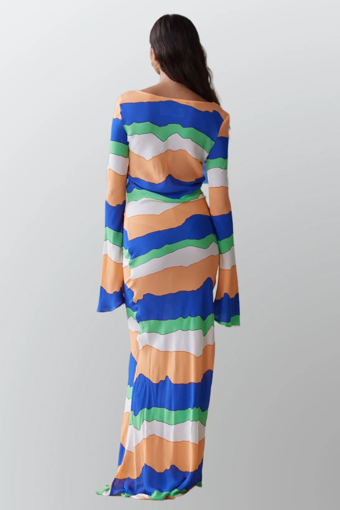 PIPPA THE LABEL Womens Wini Dress - Blue Ziggy
