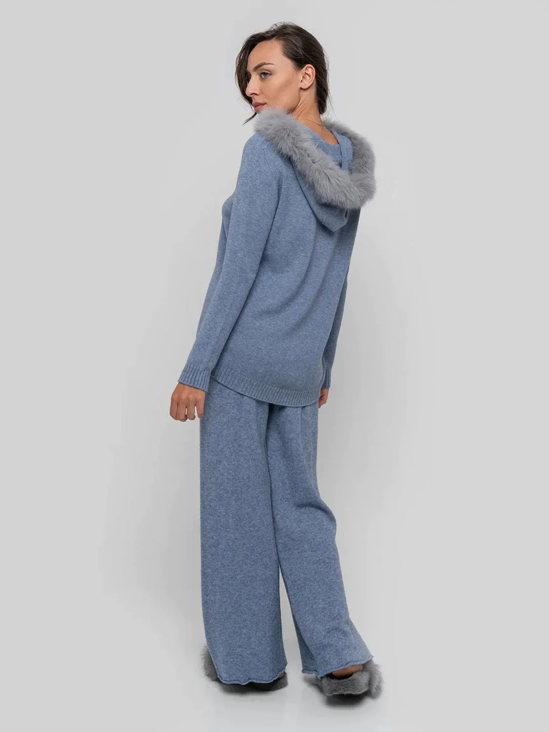 POSITANO - cerulean hooded hair