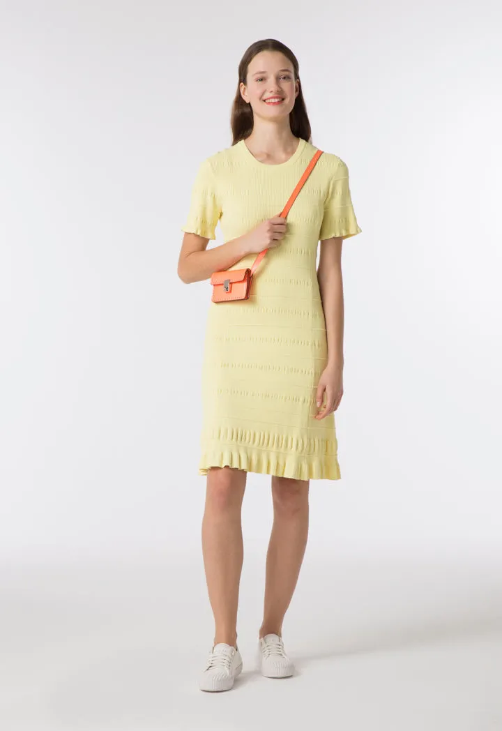 Puff Rib Knit Dress