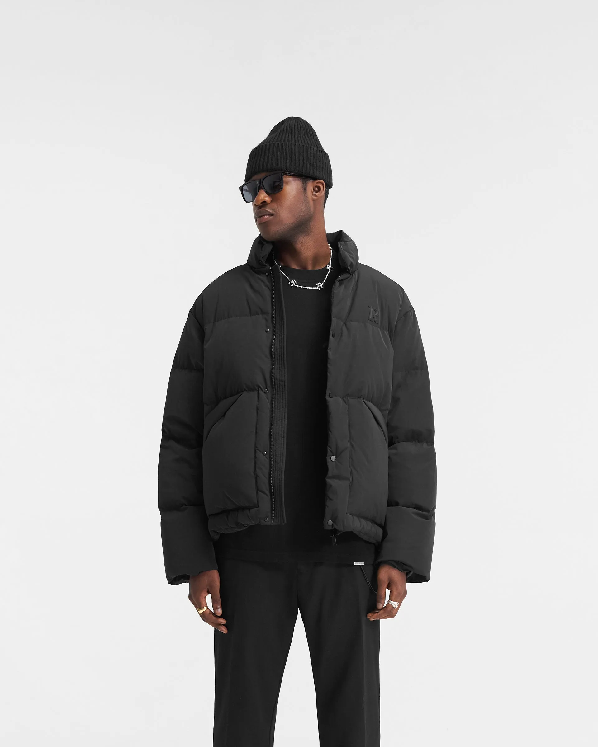 Puffer Jacket - Jet Black