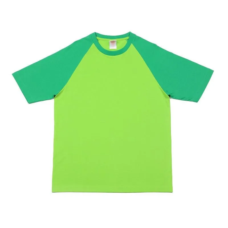 Raglan Short Sleeve Round Neck T-shirt