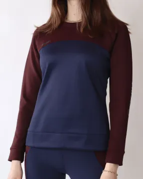 REBEL 2-Color Sweatshirt - Navy