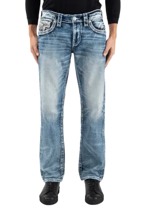 Rock Revival Men's Robin J206 Straight Denim Jeans