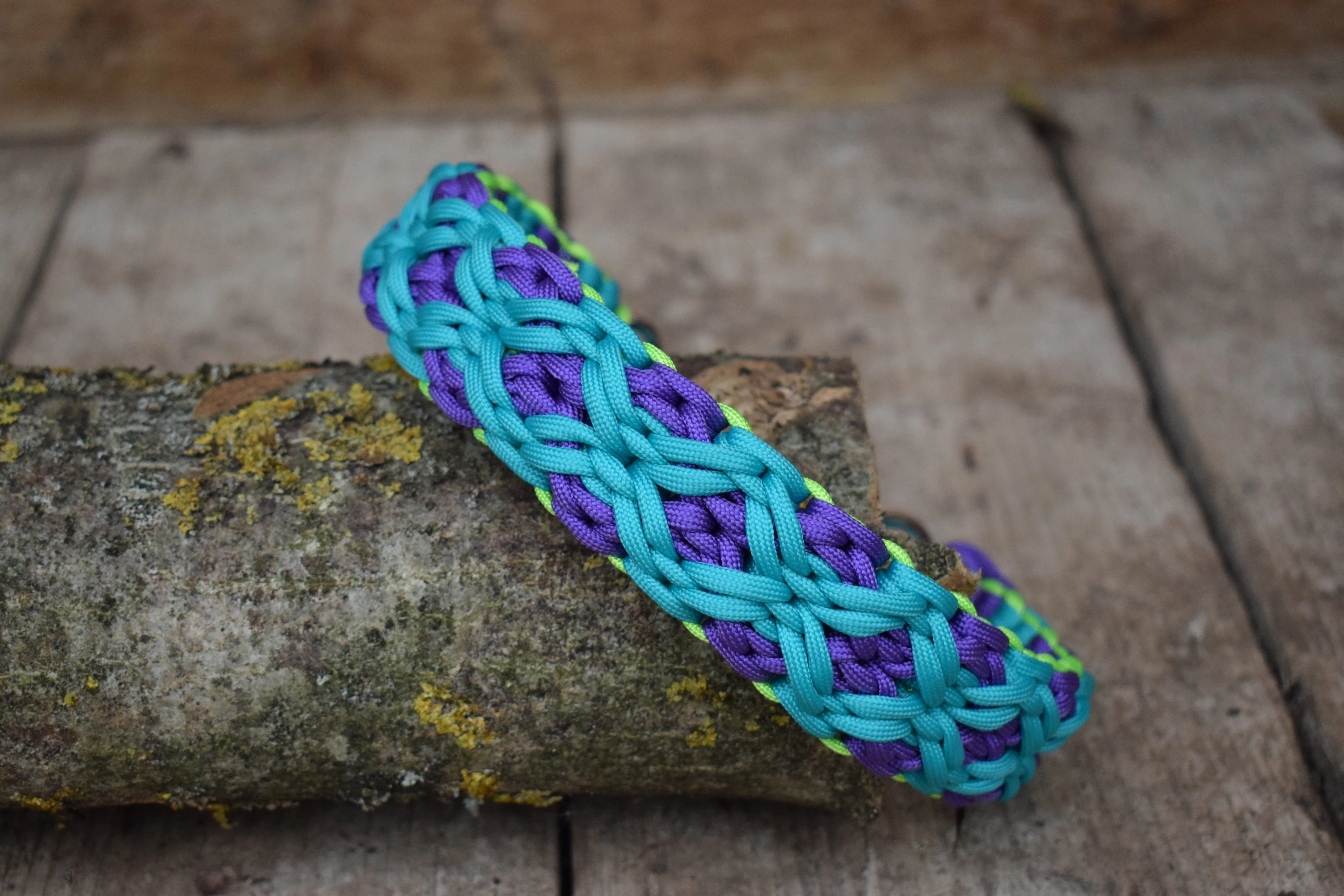 Rubin braid Dog collar