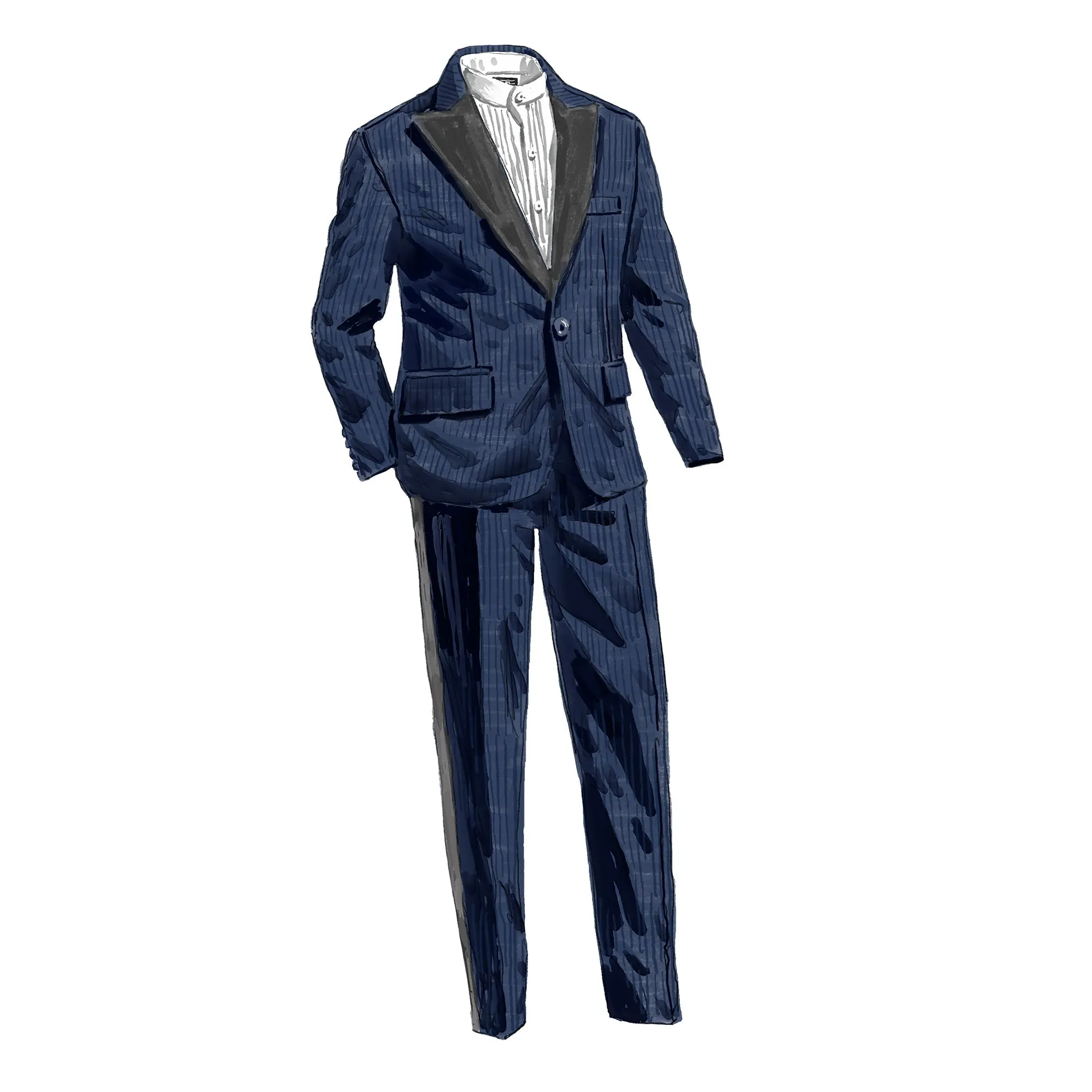 Seersucker Tuxedo Jacket