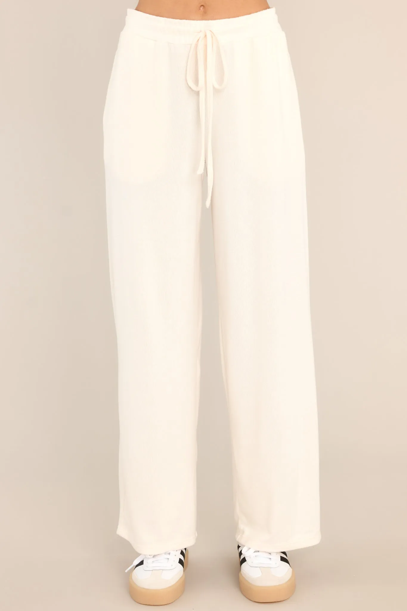 Share It With Me Pearled Ivory Lounge Pants