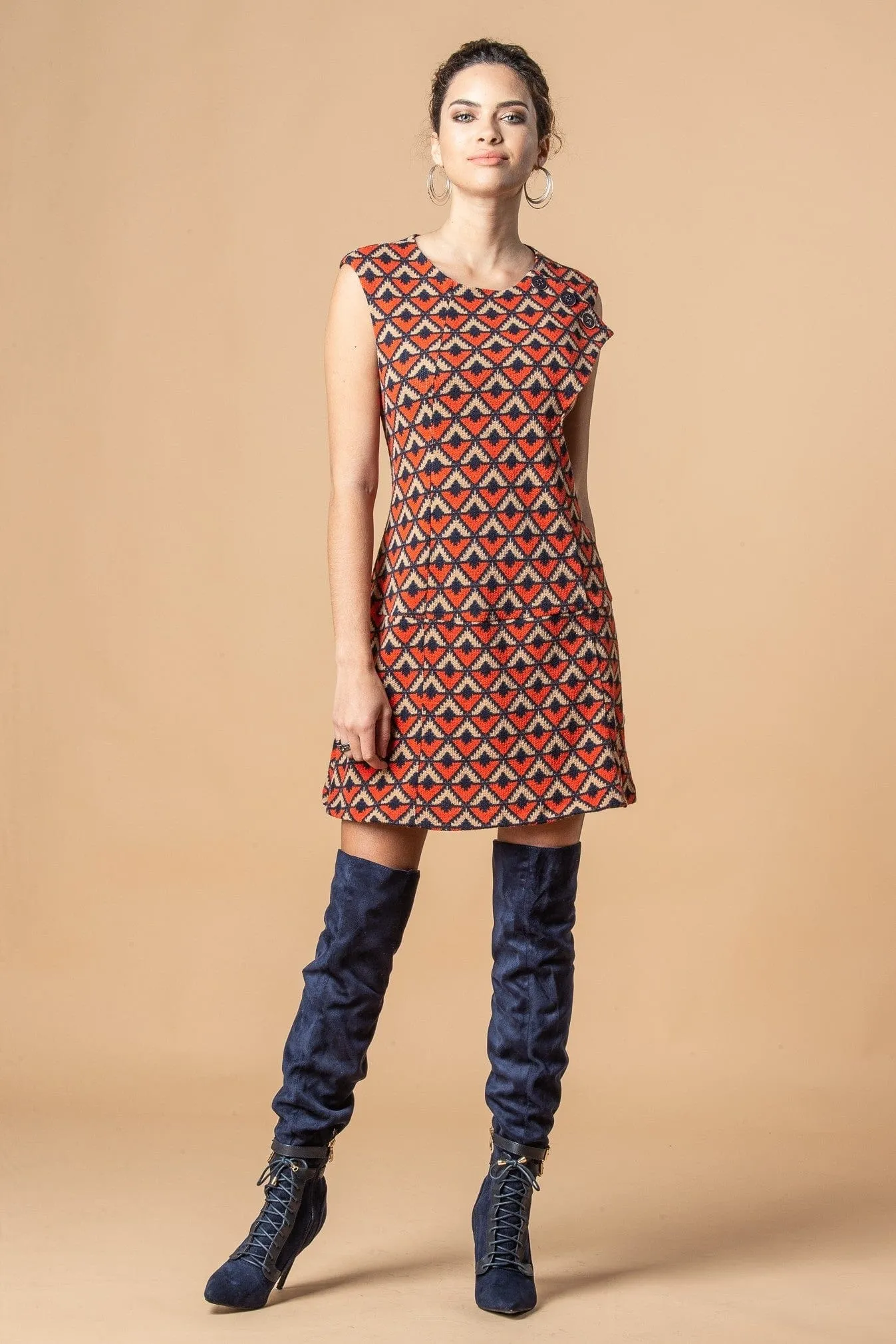 Shift Mini Dress - Metroland
