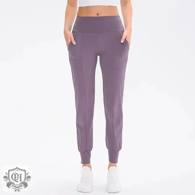 Side Pocket High Waist Yoga Pants