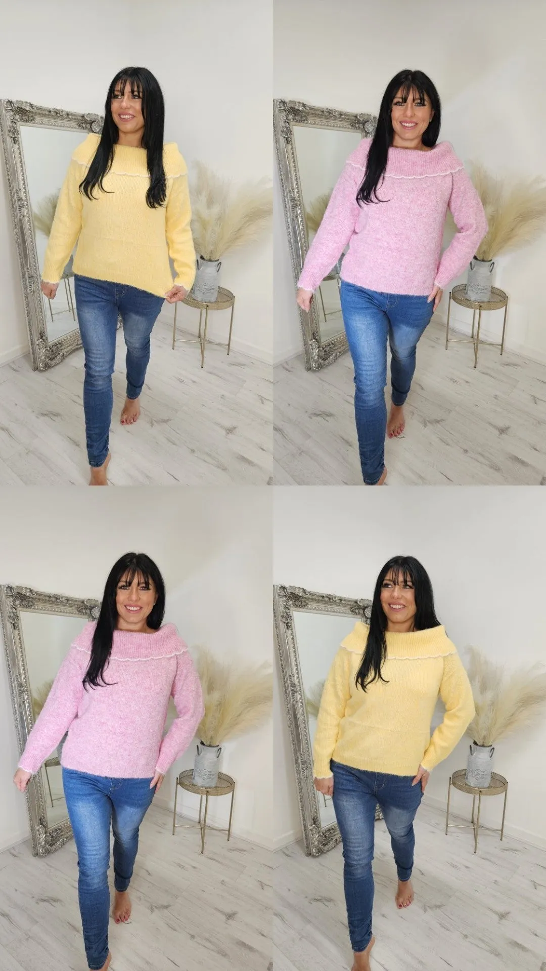 Sienna Off The Shoulder Jumper - (choose your Colour)