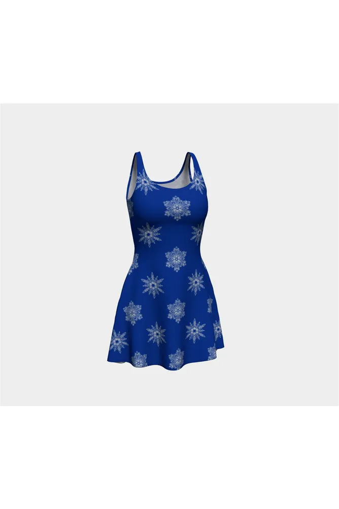 Snowflakes Flare Dress