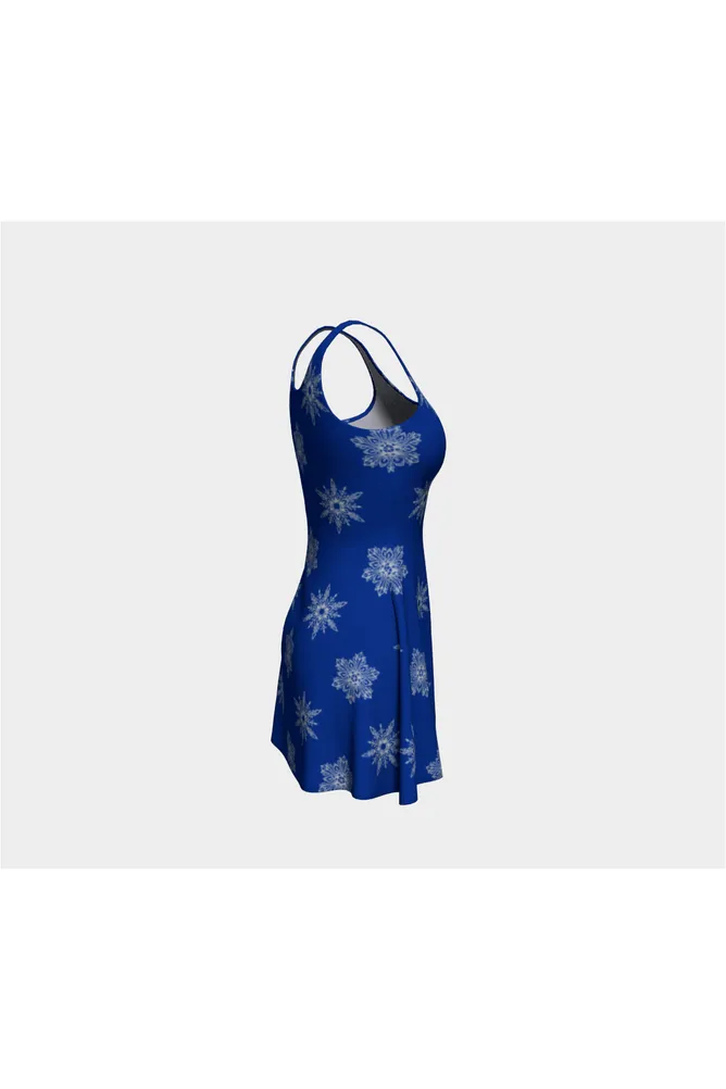 Snowflakes Flare Dress