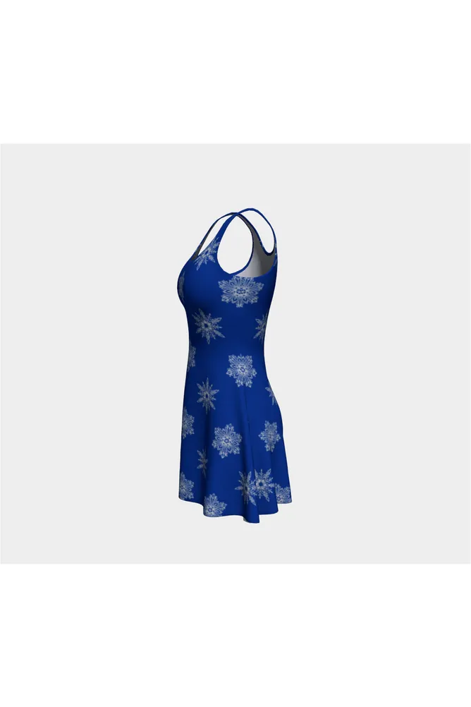 Snowflakes Flare Dress