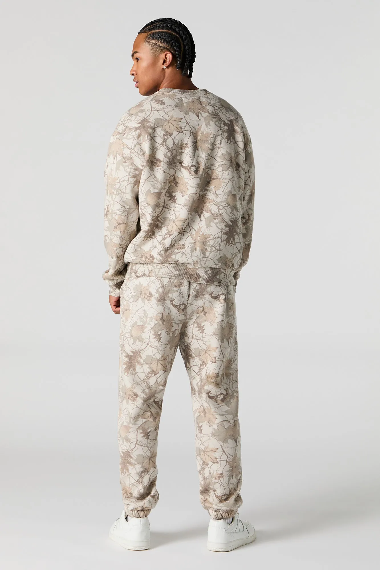 Solid Fleece Drawstring Jogger