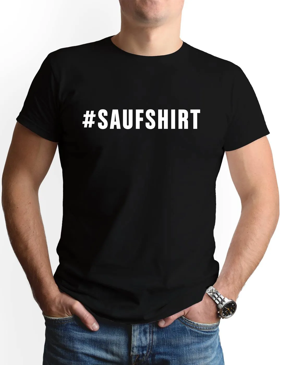 T-Shirt Herren - #Saufshirt