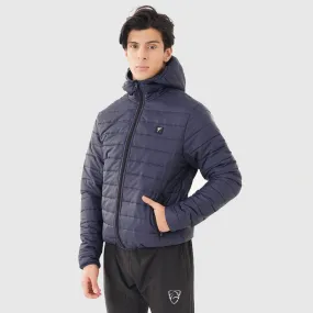 Tf-Premium Navy Full  Puffer HoodieJacket