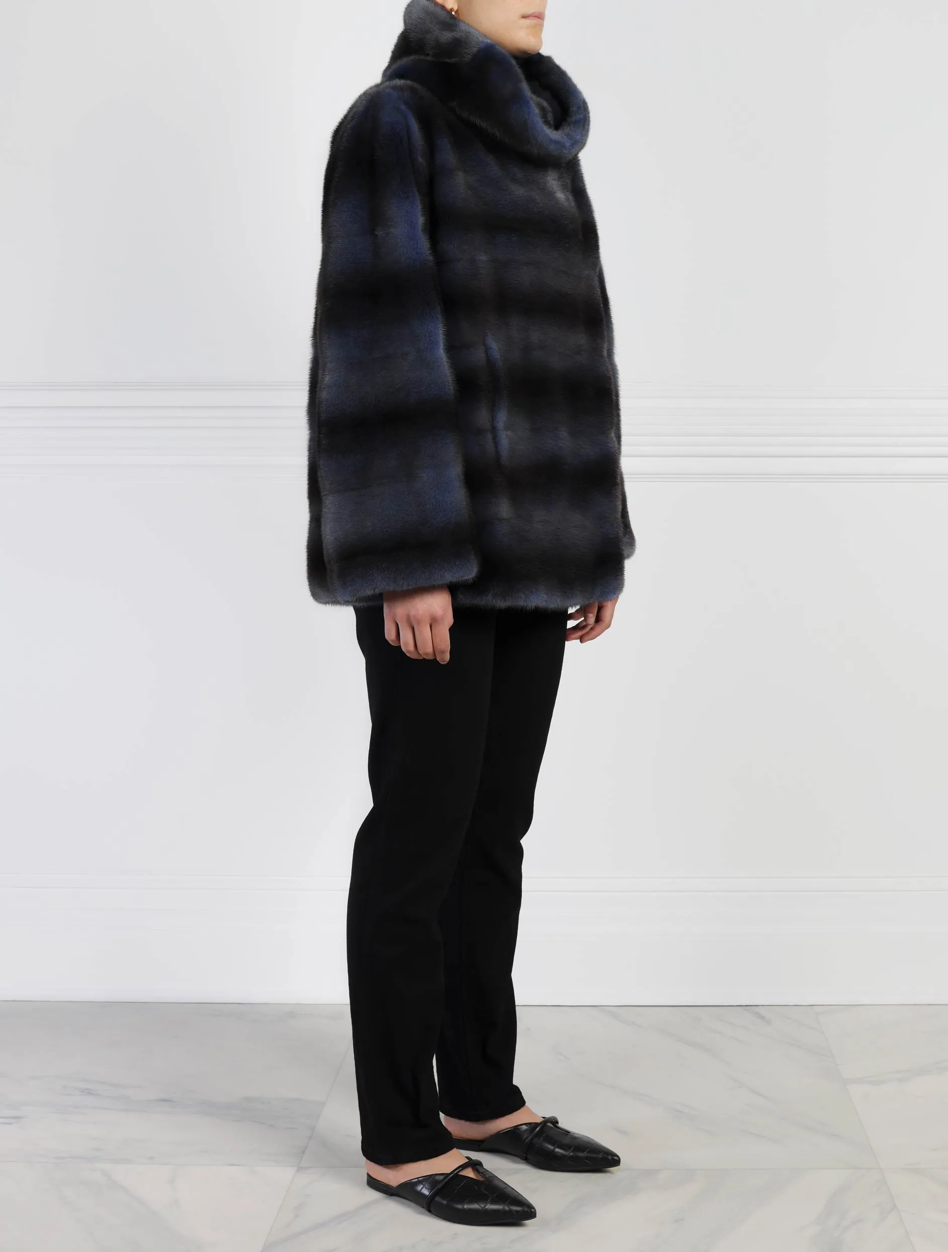 The Huntington Mink Fur Pullover