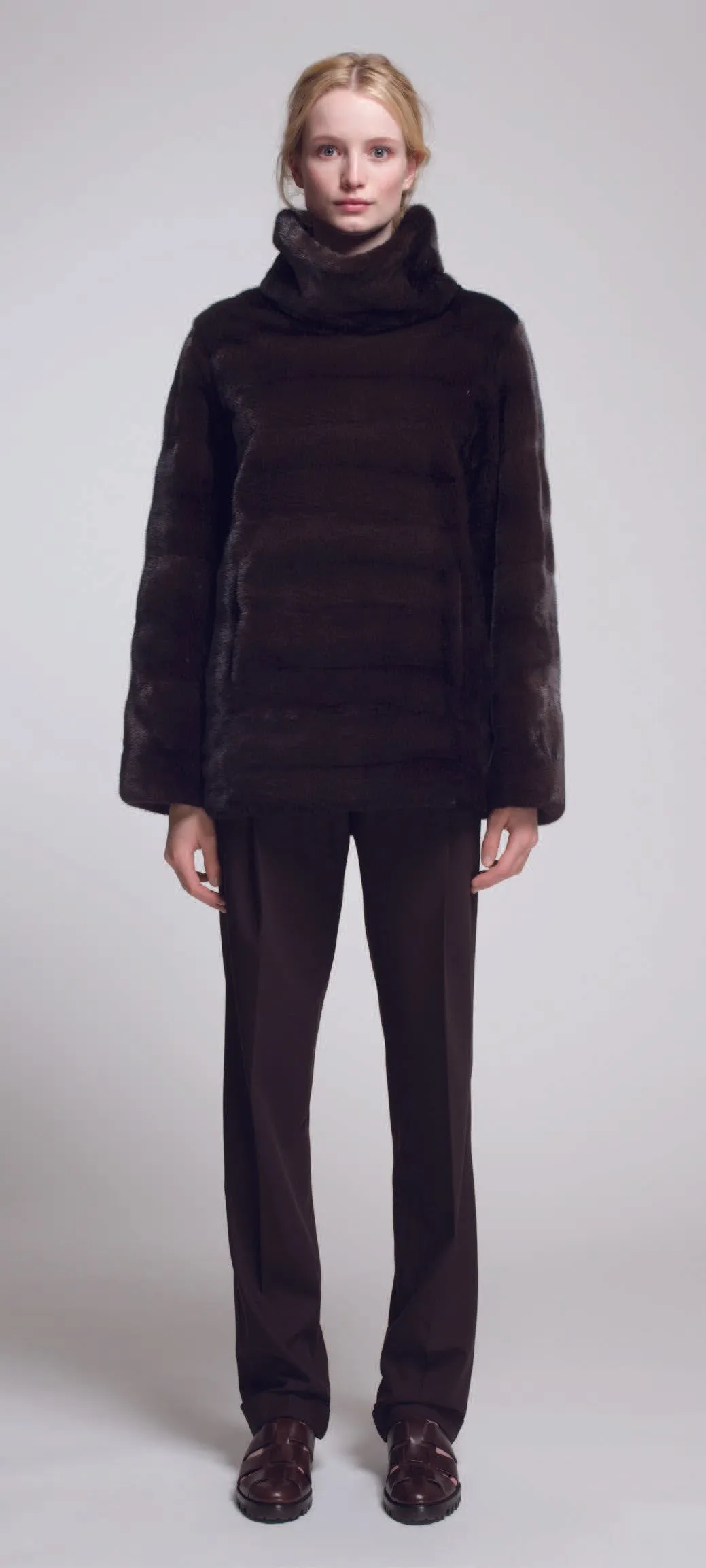 The Huntington Mink Fur Pullover