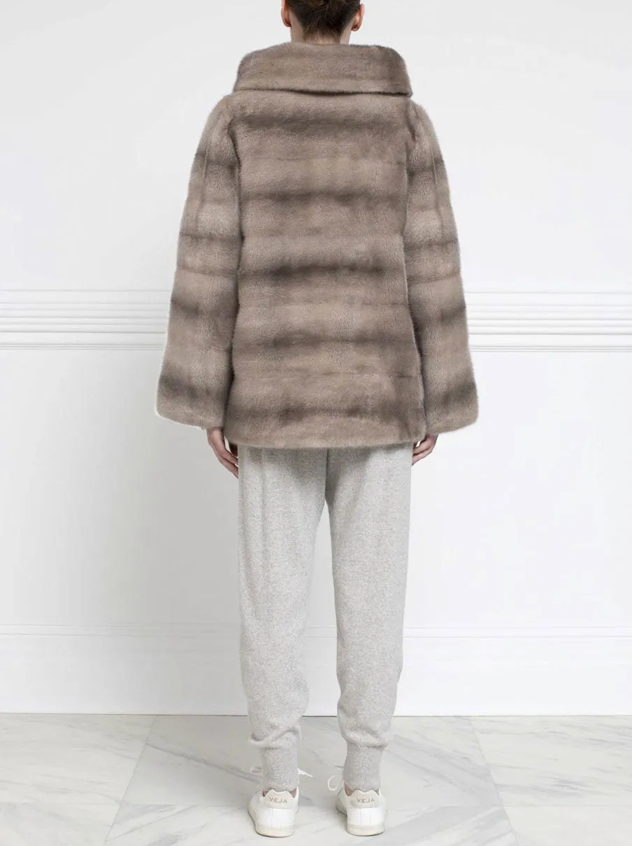 The Huntington Mink Fur Pullover