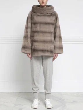 The Huntington Mink Fur Pullover