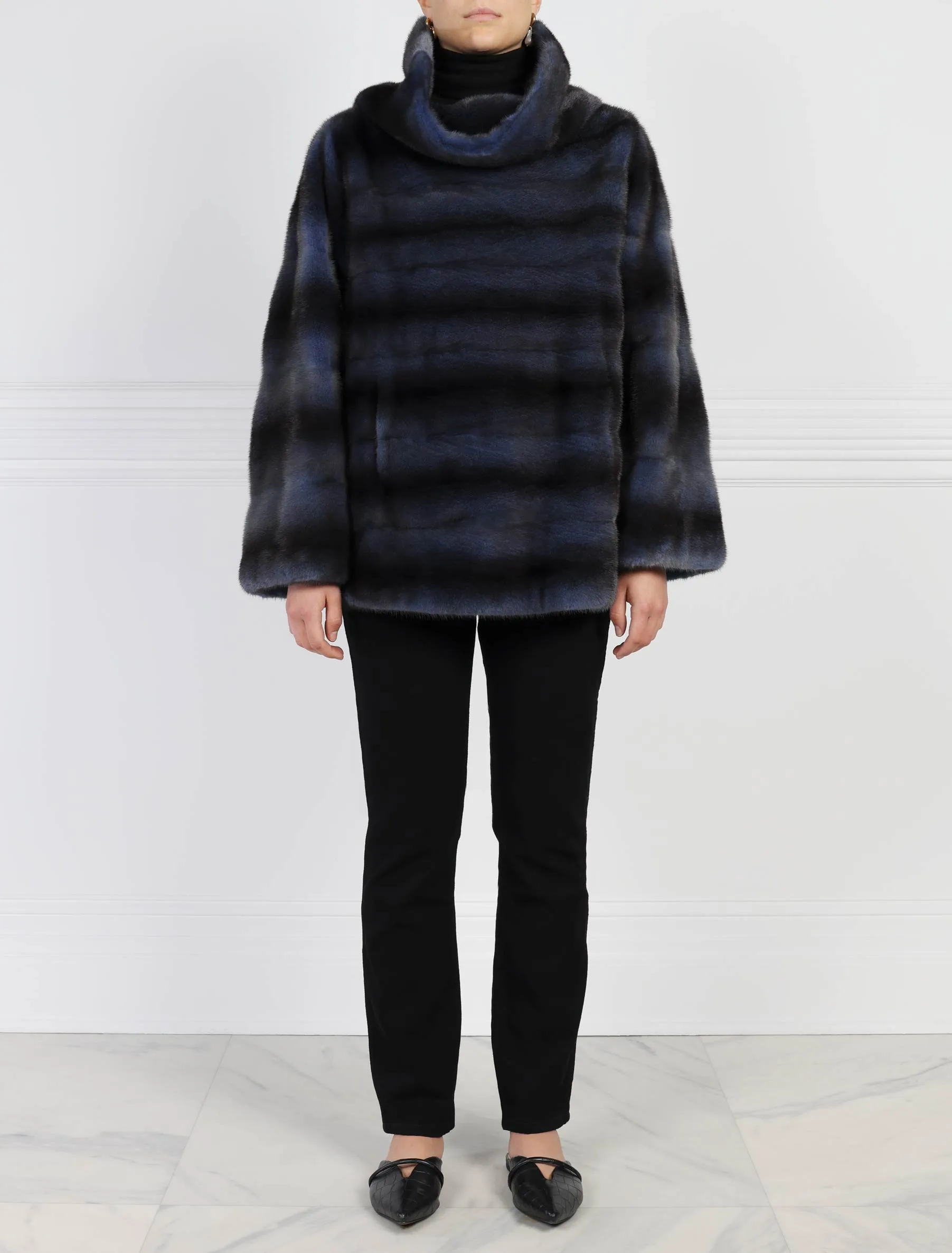 The Huntington Mink Fur Pullover