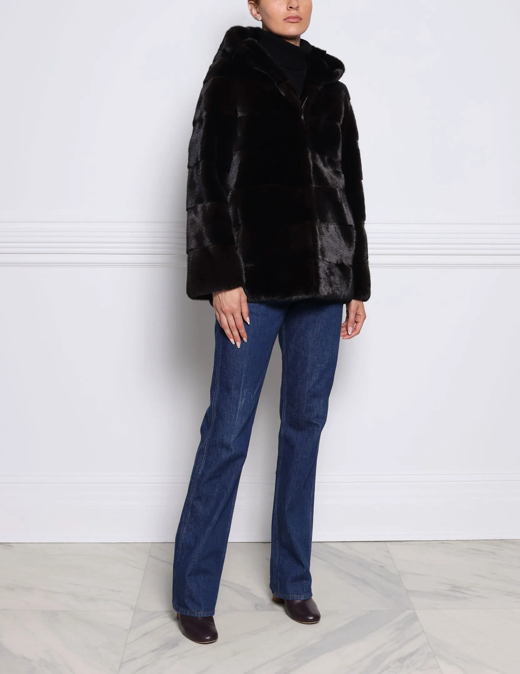 The Maggie Mink Fur Jacket