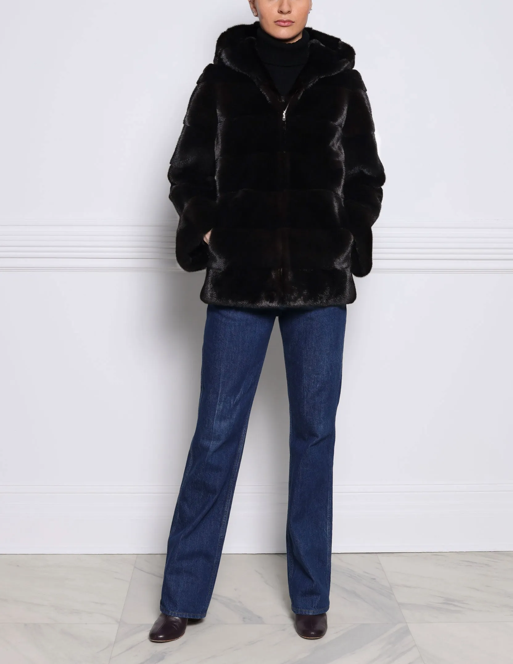 The Maggie Mink Fur Jacket