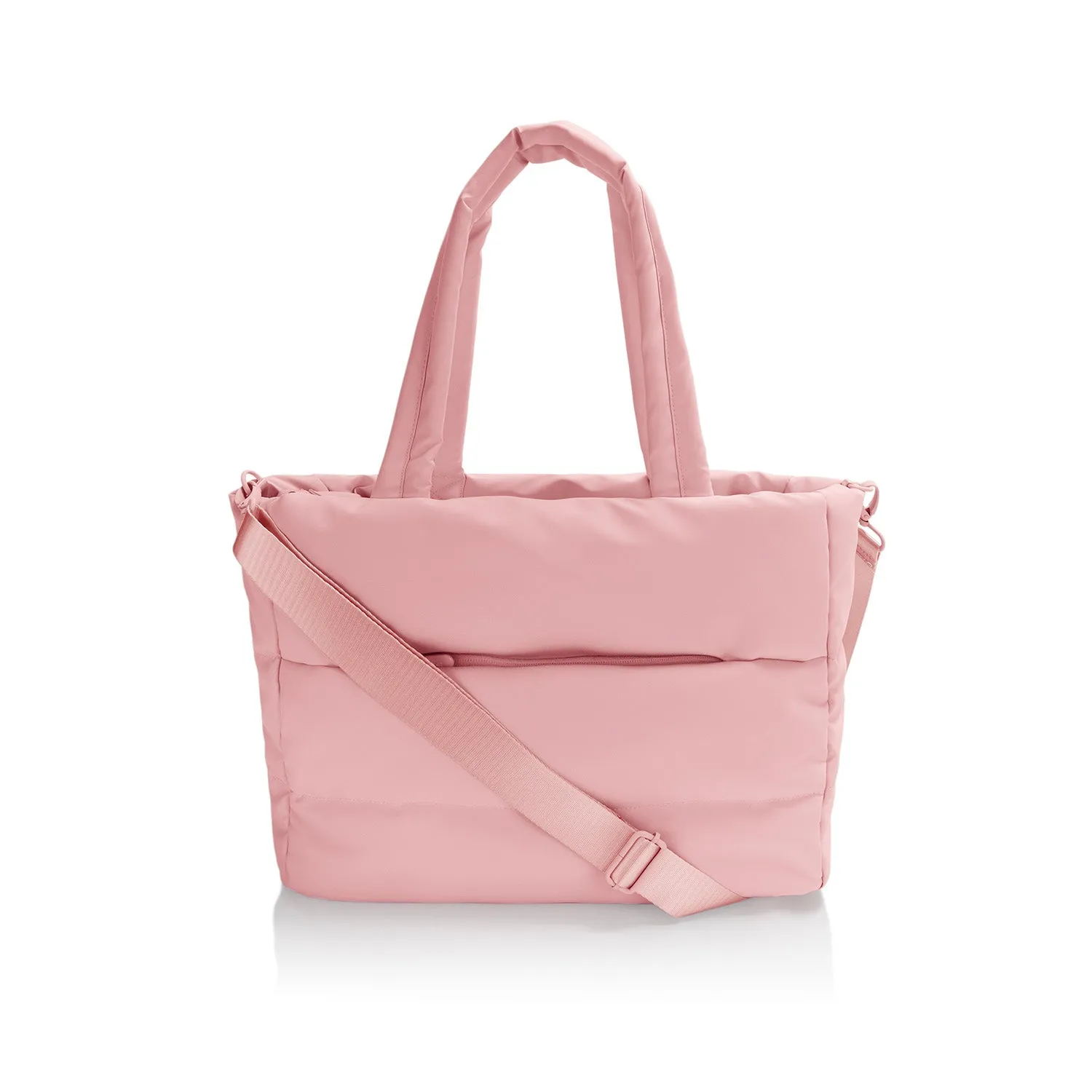 The Puffer Travel Tote - Rose