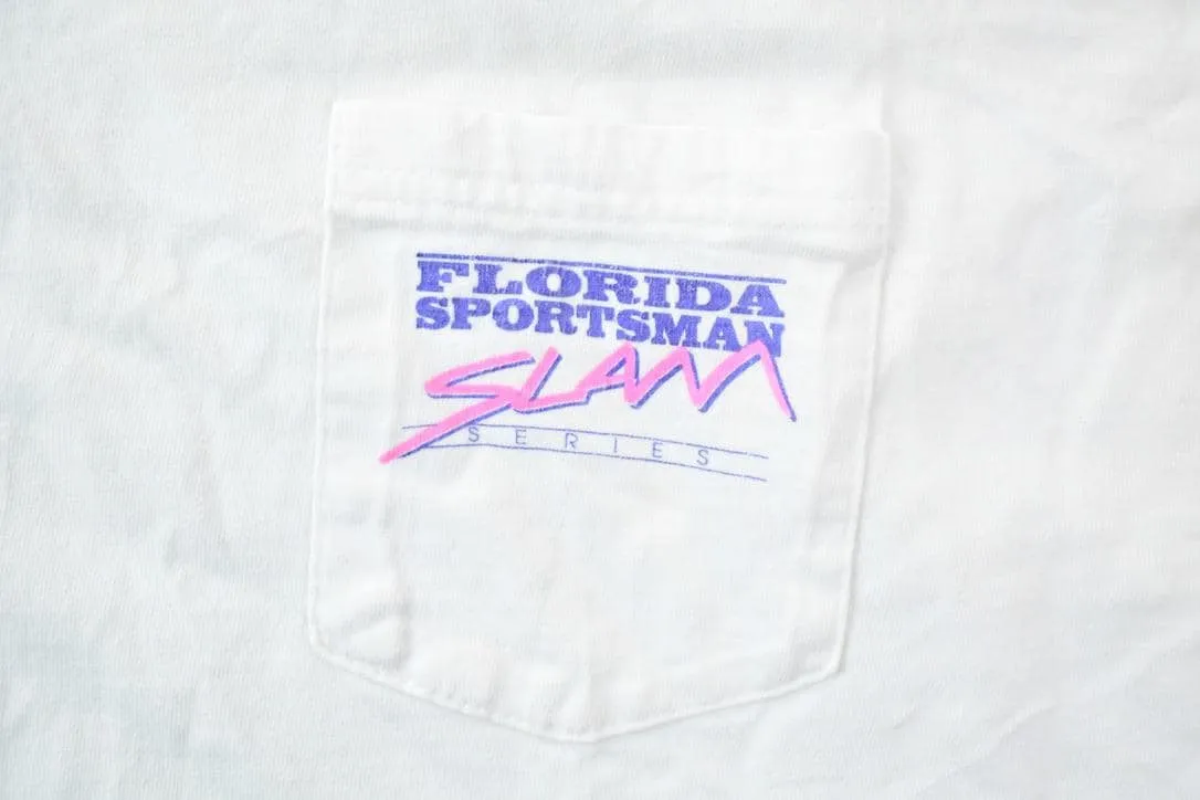 Vintage 1990s Florida Sportsman Slam Fishing Souvenir T-Shirt
