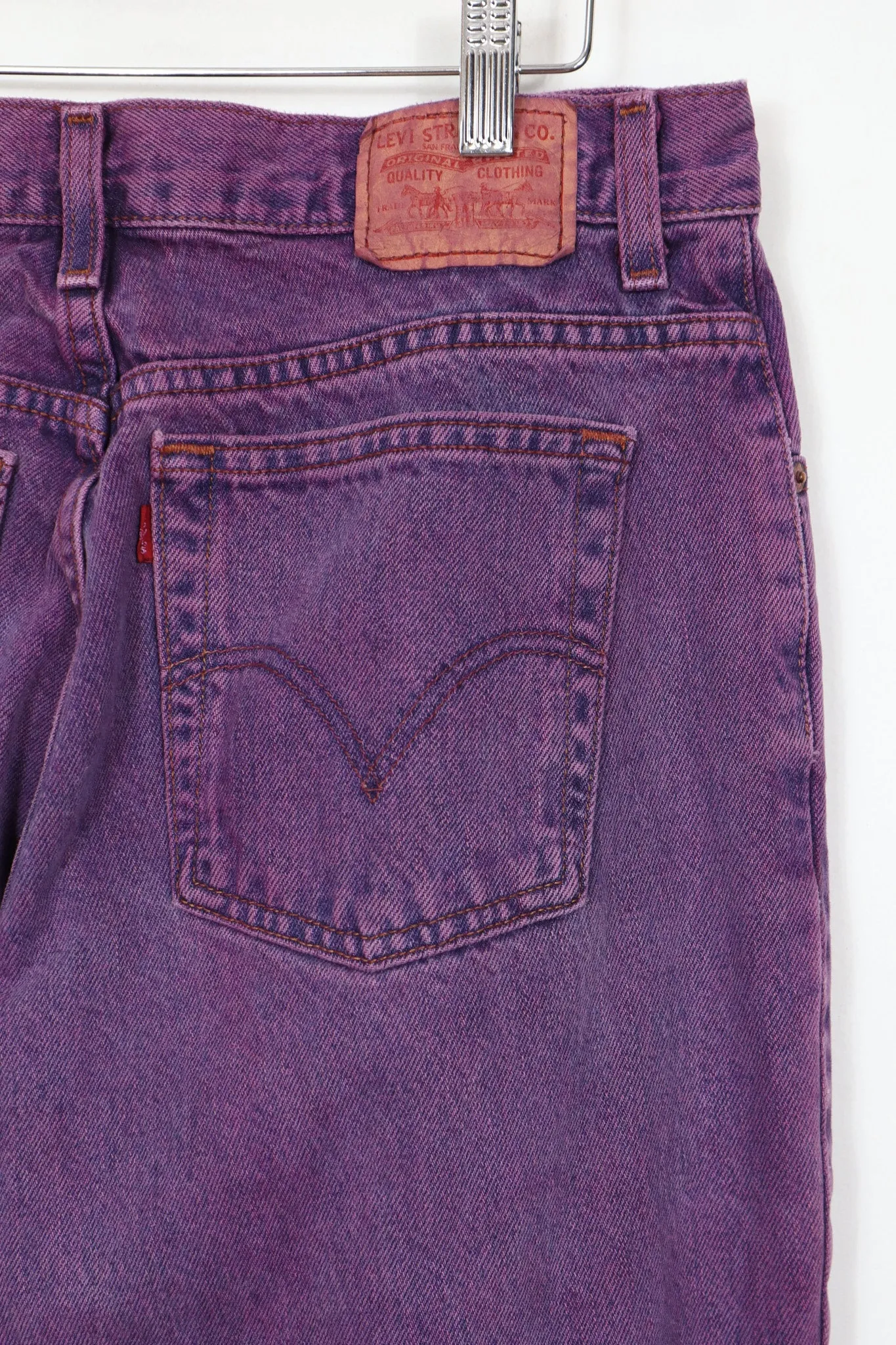 Vintage Reworked Overdyed Levis Relaxed Fit Jeans