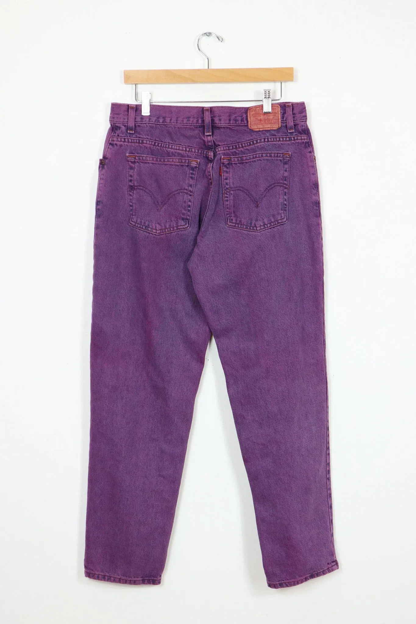 Vintage Reworked Overdyed Levis Relaxed Fit Jeans