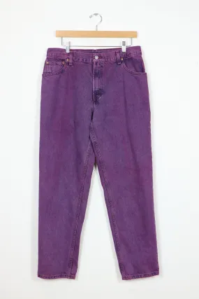 Vintage Reworked Overdyed Levis Relaxed Fit Jeans
