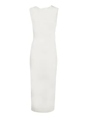 White Milano Point Light Dress