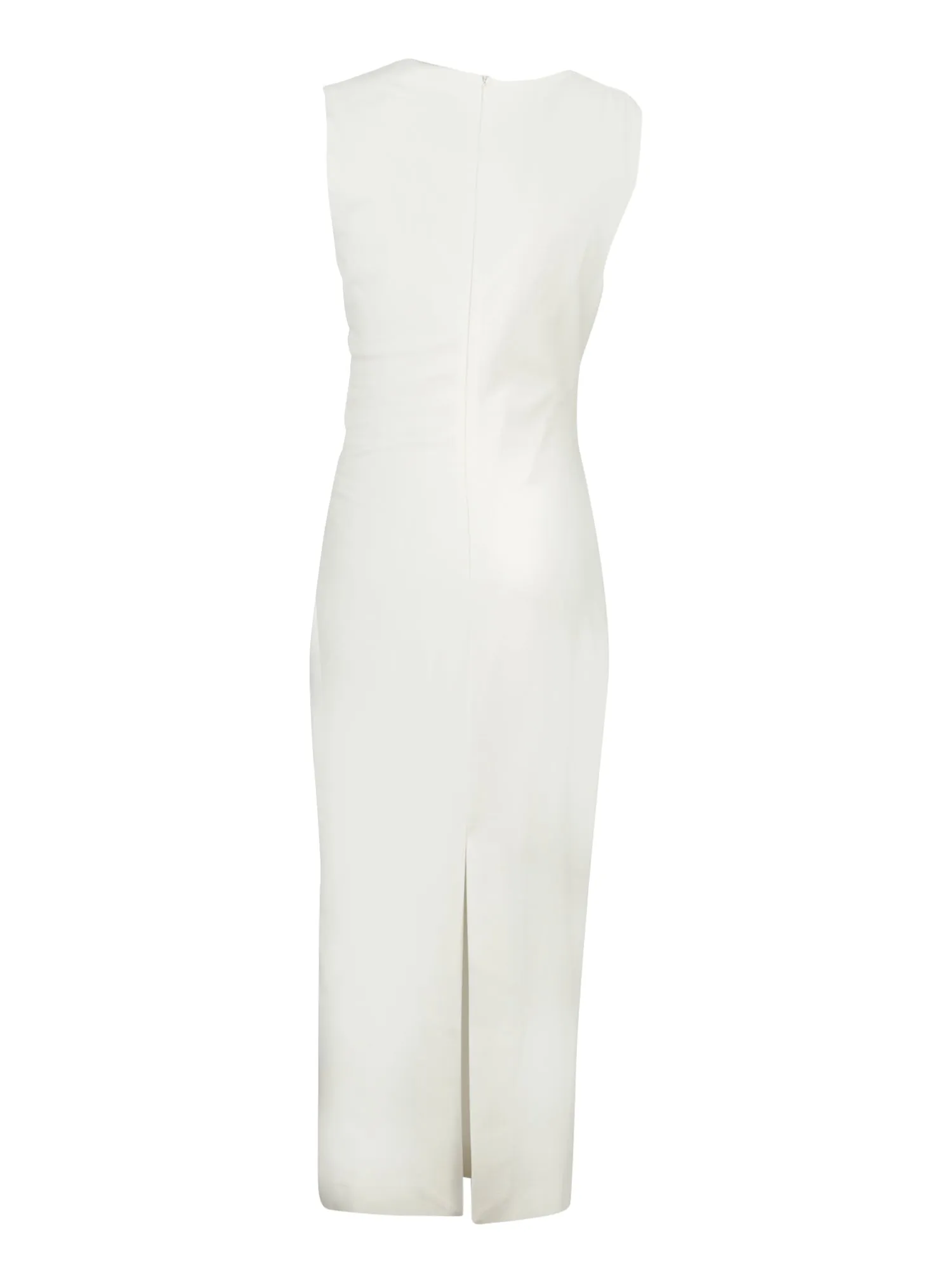 White Milano Point Light Dress